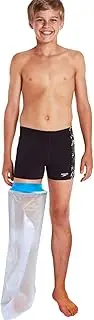 Waterproof Cast Cover Long Leg Child for Shower Bath,Wound Barrier Bandage Protector，Watertight Cast Bag for Kids Foot Ankle Orthopedic Boot,Part Away from Moisture, Keep Casts Bandage Dry(Large)