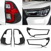 Headlight Tail Light Covers Surround Trim Protector for Toyota Hilux 2021-2024 (for: Toyota)
