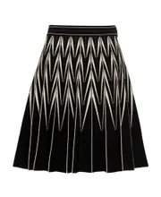 Alexander McQueen Elasticated Waistband Pleated Mini Skirt L,M Black