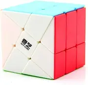 CuberSpeed Qiyi Windmill 3x3 stickereless Magic Cube Qiyi Wheel Fenghuolun 3x3x3 Speed Cube Puzzle
