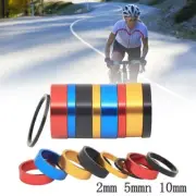 1pc Aluminum Bicycle Headset Spacer Cycling Steerer Tube Spacer 2/5/10mm