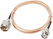uxcell Round Pin UHF Male to BNC Male Antenna Radio Cable RG316 Coax Cable 10 Feet for Coax Mobile to Base Antenna