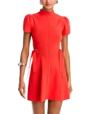 3.1 Phillip Lim Compact Rib Tulip Mini Dress