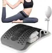 Back Stretcher,Lumbar Stretch Massage Decompressor Board | Ergonomic Lumbar Support, Comfortable Traction Equipment for Home Gym Workout