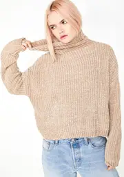 [Blank NYC] Mocha Knit Sweater