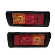 Rear Bumper Reflector Brake Light for Land Cruiser Prado (90) 97 98 - Genuine OEM Replacement Red Yellow