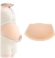 [JYACANS] Realistic Silicone Fake Pregnant Belly 2-9 Months, Soft Simulation Pregnant Belly Tummy Bump for Cosplay Actor Props