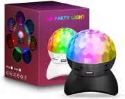 Small Night Light Disco Ball Disco Lights-Party Sound Activated Strobe with Butt