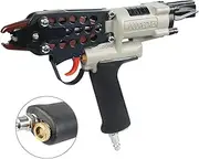 WOODPECKER C-7CFR52 15 Gauge 3/4-Inch Hog Ring Gun with Variable Speed Control, 4.8 mm Closing Diameter, Pneumatic Hog Ring Plier Tool for Fencing, Cages, Fastening