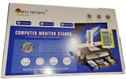 Monitor Stand Riser / Computer Desk Organizer Mesh Black w/drawer / New in box