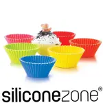 【SILICONEZONE】8.5CM施理康耐熱造型杯子蛋糕模(6入裝)