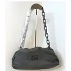 BADGLEY MISCHKA Clutch Smoke Gray, Unique CHAIN Strap Shoulder Bag