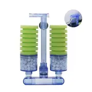 Catzon Aquarium Biochemical Sponge Filter Ultra Quiet Air Pump Fish Tank Foam Filter-XY2882