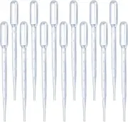 3ML Dropper Pipettes Essential Oil Transfer, Eye Dropper,Disposable Plastic Eye Dropper for Science Experiments, Crafting, Makeup Tool (30)