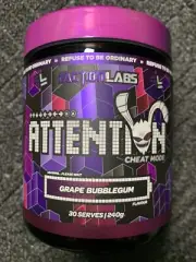 Faction Labs Attention Cheat Mode - GRAPE BUBBLEG 30 Serves 240g Exp: 23/08/25