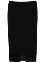 GAUGE81 Sabie Layered Woven Midi Skirt - Black - 40 (UK12 / M) 40 (UK12 / M)
