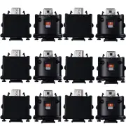 12x Motion Plus Sensor Adapter Attachment For Nintendo Wii /Wii U Controller BK