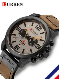 在飛比找Yahoo!奇摩拍賣優惠-卡西′歐CURREN卡瑞恩特種兵運動手錶男錶時尚多功能計時手