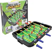 KOMBIUDA 1PC Mini Tabletop Foosball Game Portable Soccer Competition Table Sports Game for Adults for Home Parties and Skill Development