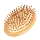 Wooden Massage Comb No Handle Scalp Care Styling Comb For Straight Curl Hair DSO
