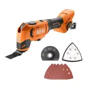 AEG Multi Tool 18V Li-Ion Cordless Oscillating Saw - Sanding, Stripping