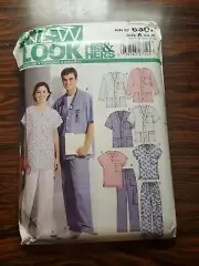 New Look 6307 Unisex Scrubs Sewing Pattern Size XS-XL