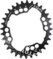 DJC Stone Chainring Oval 96BCD for Shimano alivio M782 M4000 M4050 M612 XTC820 36t 38 40t 42 44 46 48T MTB Bike Chainwheel 96bcd