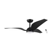 Energy saving Ceiling Fan with Remote Control Fan With LED Lamp Black