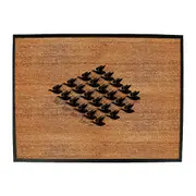 Fish Swan Illusion - Funny Novelty Doormat Man Cave Floor mat