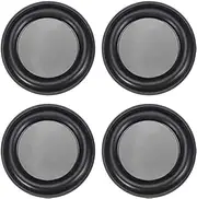 XYWHPGV 4Pcs 2.5 Inches 62mm Bass Speaker Passive Radiator Auxiliary Rubber Vibration Plate Subwoofer DIY Repair(03bee c9582 ee063 a40e2 7b14a 13a42