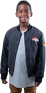Ultra Game NFL Boys Classic Baseball Varsity Jacket