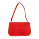[二手] 【曲艾玲私服】Swarovski 紅色麂皮水鑽迷你手提包