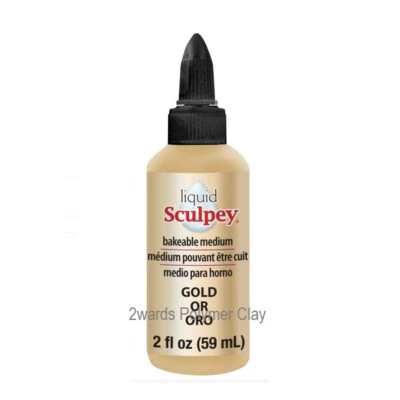 Liquid Sculpey® Liquid Polymer Clay - Gold - 2wards Polymer Clay & Crafts