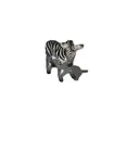 FREE SHIPPING | Schleich 14393 Zebra Foal Wild Animal Toy - New in Package