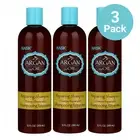 Hask Argan Oil Repairing Shampoo 12oz - 3 Pack - Free of Sulfates - New