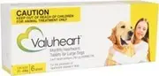 Valuheart Heartworm Tablets for Large Dogs 21-40 kg - 6 Pack - Yellow