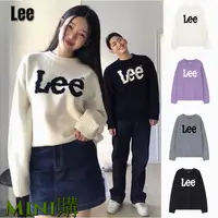 在飛比找蝦皮購物優惠-💚正韓購 Lee 毛衣 秋冬 長袖 經典logo LEE 長