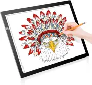 A3 LED Copy Board Light Tracing Box, Ultra-Thin Adjustable USB Power Artcraft LE