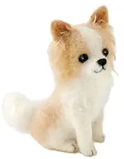 Hamanaka made of felt wool kit fluffy wool, felt the dog Chihuahua long coat H4