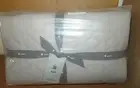 West Elm Origin Matelasse Quilt King/Cal King Pearl Gray Brand New