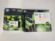 HP 02 & 564 Genuine Tri-Color Ink Cartridge (EXPIRED)