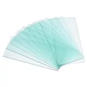 20pcs 10.8cmx5cm Welding Protection Lens Right Angle Replacement for Solar Clear