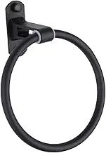 CATIEBYE Matte Space Towel Ring Reliable Wall Mounted Towel Storage for Home Bathroom Resistant Stylish Design