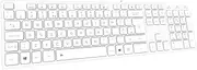 B.FRIENDIT Slim USB Wired Keyboard, Soft Touch and Quiet Key for PC, Laptop and Computer, Full Size QWERTY UK Layout - White