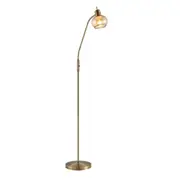 MARBELL Floor Lamp Antique Brass Amber - MARBELL FL-ABAM