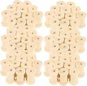 SEWACC 100Pcs Sewing Thread Holders Practical Embroidery Winding Spools for Knitting Weaving Compact DIY Craft Accessories Smooth Surface Easy to Store