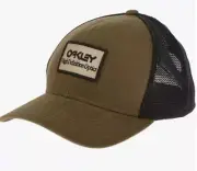 Oakley B1B HDO Patch Trucker New Dark Brush Green Sports Snapback Cap Mens Hat