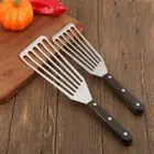 with ABS/Wooden Handle Steak Tuner Slotted Frying Shovel Fish Spatula Egg