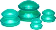 4 Sizes Packed Massage Cups Silicone Cupping Set Vacuum Cupping Therapy Set Massage Cupping Kit for Massage Therapy