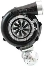 Aeroflow Boosted 6862 1.15 T3 XR6 FG 5 Bolt Outlet G35 1050 Black - AF8005-3228BLK